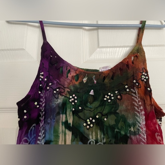 India Boutique Colorful Tie-Dye Dress - Picture 10 of 11